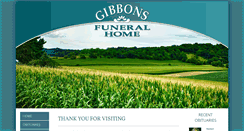 Desktop Screenshot of gibbonsfunerals.com